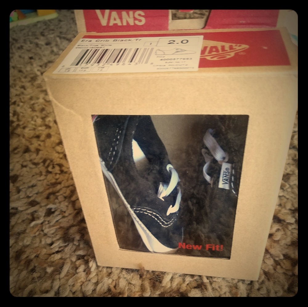 Vans baby crib shoes